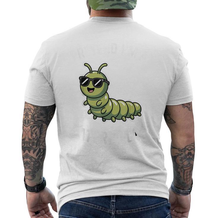 キャタピラー ごっこ おもしろキャタピラー メンズTシャツ バックプリント