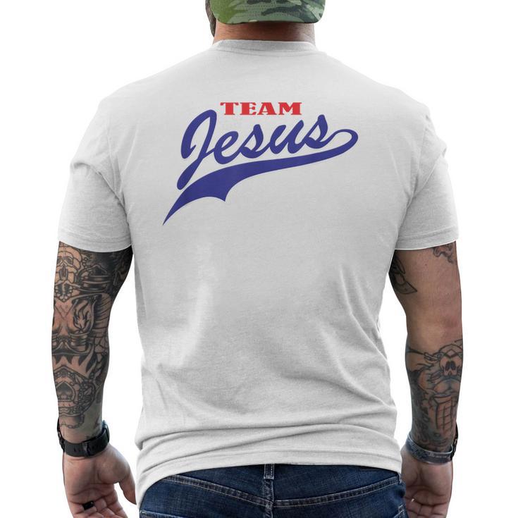 クリスチャンシャツ チームイエス メンズ レディース キッズ メンズTシャツ バックプリント