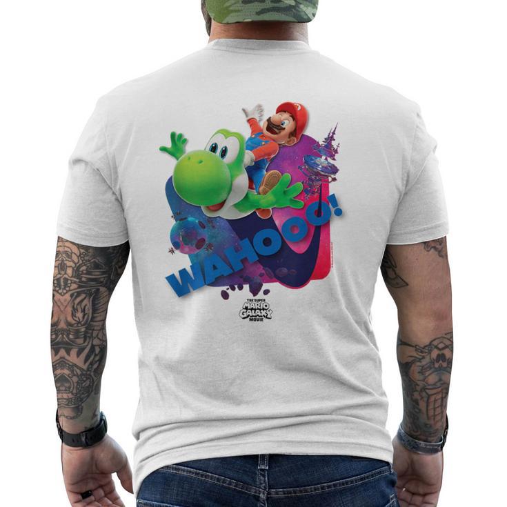 ザ・スーパーマリオギャラクシー・ムービー Wahootar Ride メンズTシャツ バックプリント