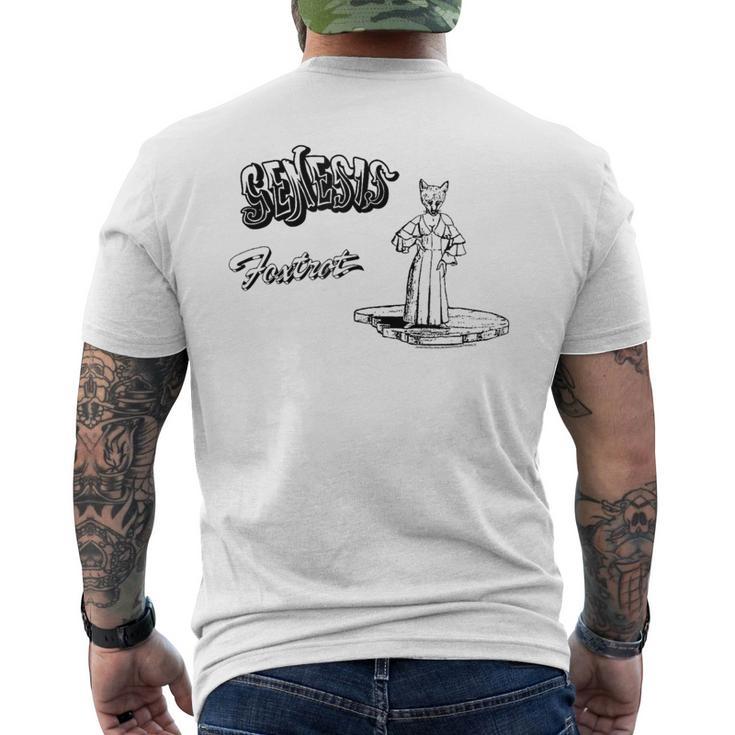 ジェネシス・フォックストロットの絵 メンズTシャツ バックプリント
