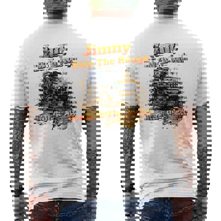 ジムニー 4X4 オフロード トラック メンズTシャツ バックプリント