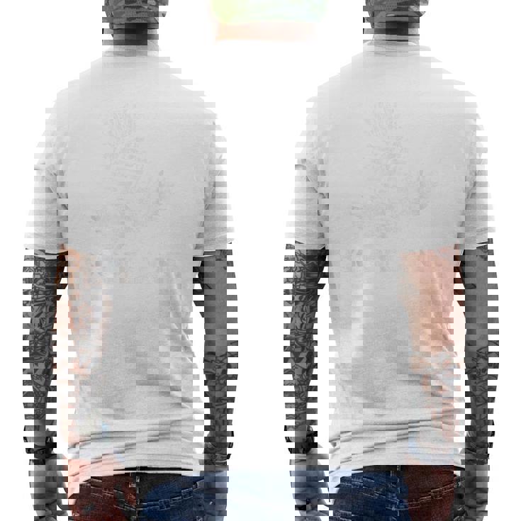 スコットランドラグビー レトロ アザミ スコットランド ラグビー フットボール トップ メンズTシャツ バックプリント