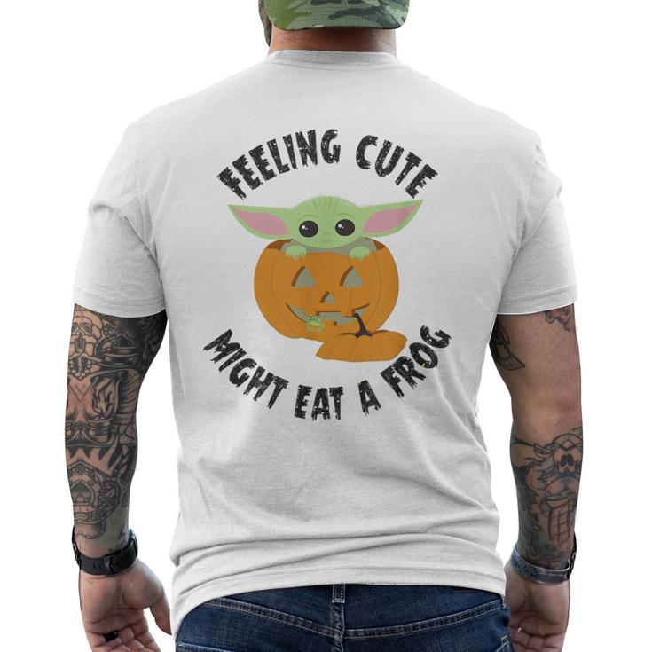 スター・ウォーズ マンダロリアン ハロウィン グルーグ かわいい メンズTシャツ バックプリント
