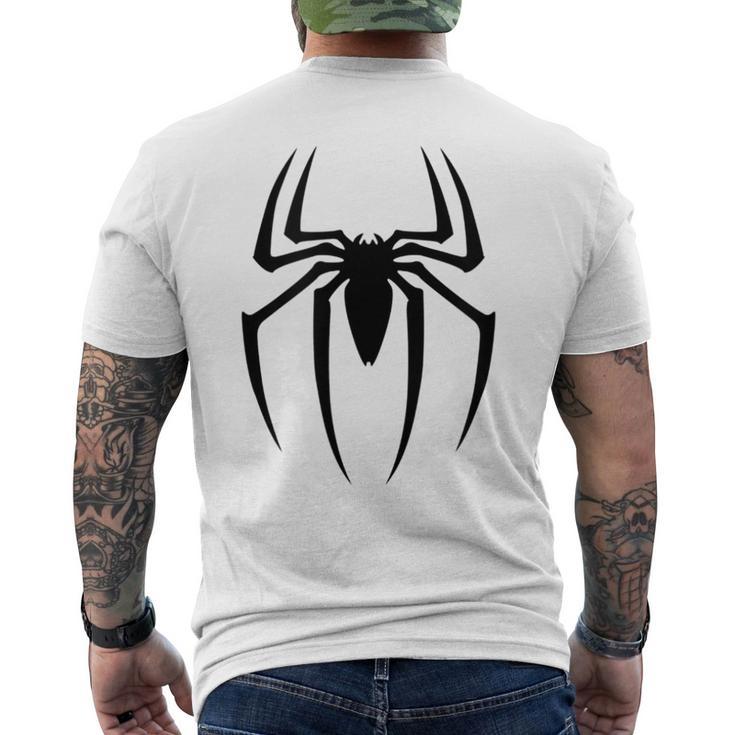 スパイダーグラフィック。 メンズTシャツ バックプリント
