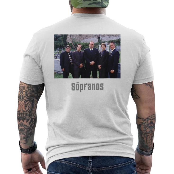 ソプラノス クラシック 墓地 情景 アートワーク グラフィック Papl2590 メンズTシャツ バックプリント