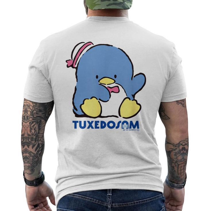 タキシードサム おすわり ダークカラー メンズTシャツ バックプリント
