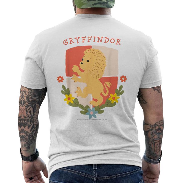 ハリーポッター 新デザイン 2025 グリフィンドールプライド メンズTシャツ バックプリント