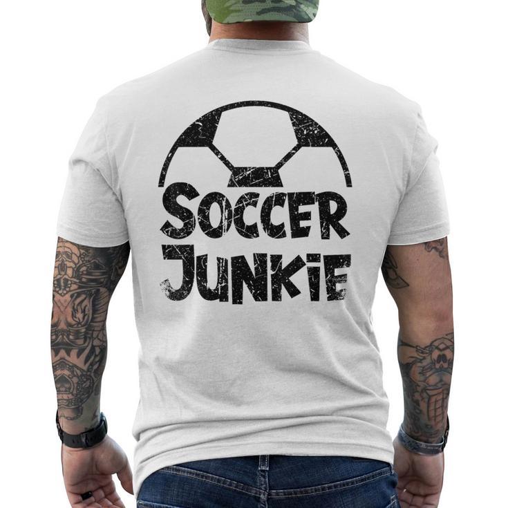 ビンテージ サッカー ジャンキー メンズTシャツ バックプリント