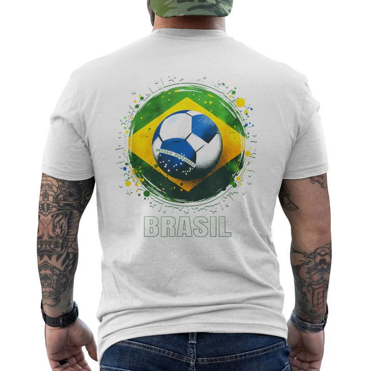 ブラジル選手 スポーツ ヴィンテージ 男性 ブラジル ブラジル メンズTシャツ バックプリント