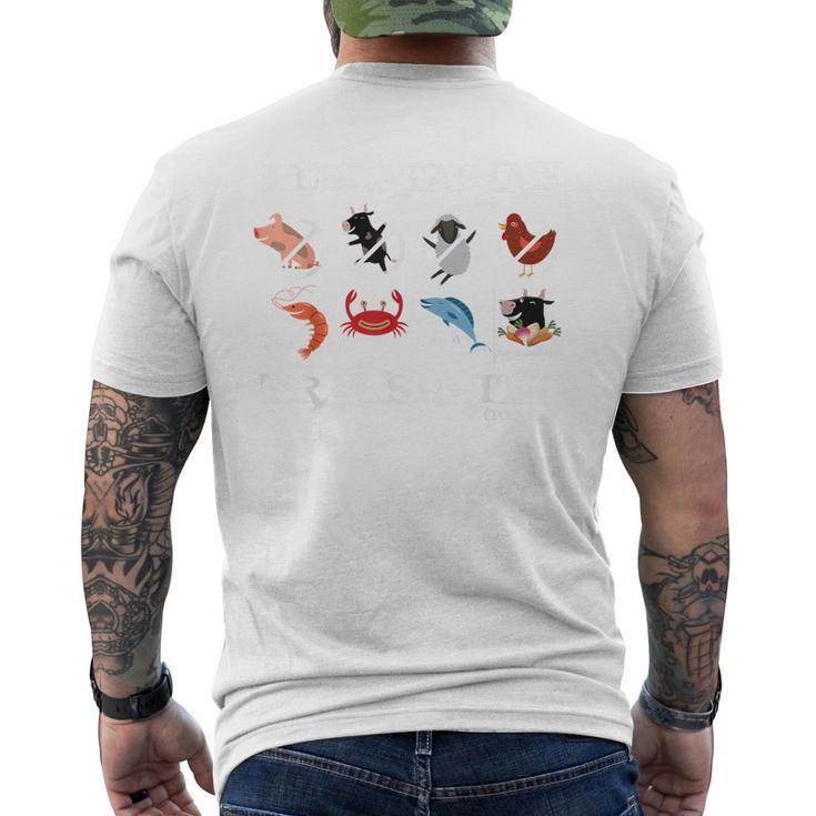 ペスカタリアン旅行 メンズTシャツ バックプリント