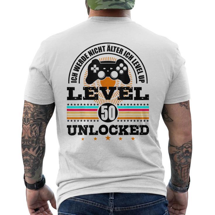 レベル50 I Will Not Older I Level Up 50Th Birthday メンズTシャツ バックプリント