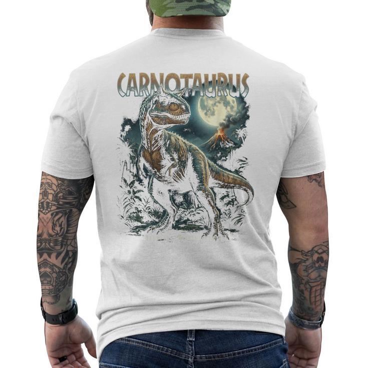 ヴィンテージ カルノタウルス 90年代 ブートレッグ恐竜 先史時代の恐竜 メンズTシャツ バックプリント