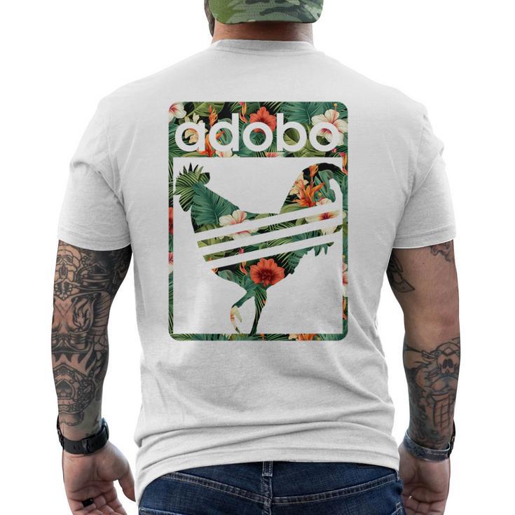 ヴィンテージ フローラル ピノイ アドボ メンズTシャツ バックプリント