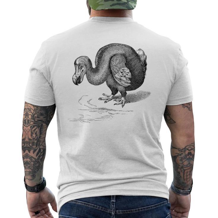 ヴィンテージドードーバードプリント メンズTシャツ バックプリント