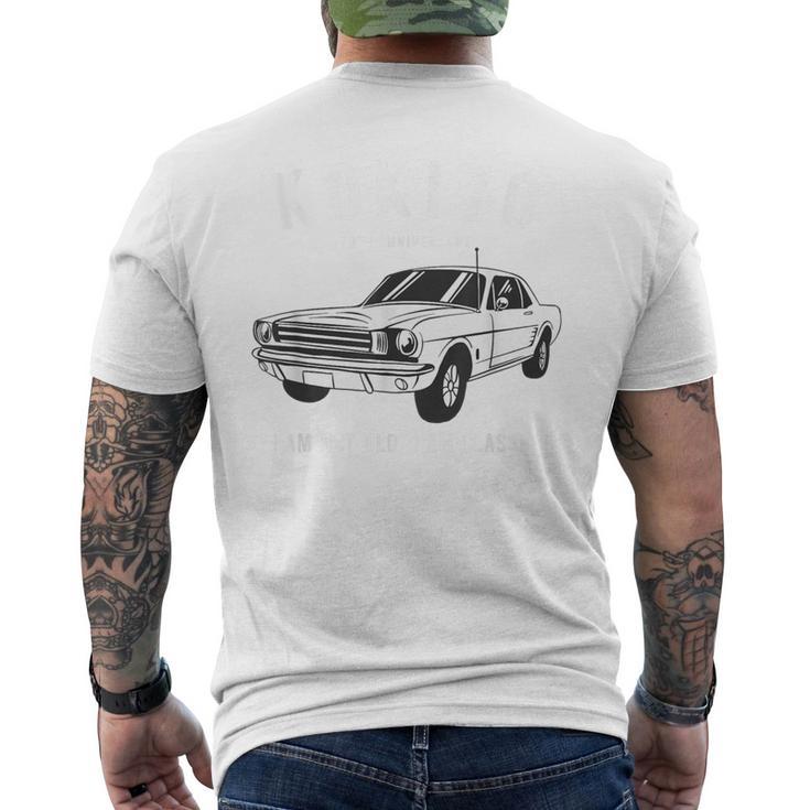古希祝い 車好き 父 男性 おしゃれ クラシックカー 70歳 I'm Not Old I'm Classic メンズTシャツ バックプリント