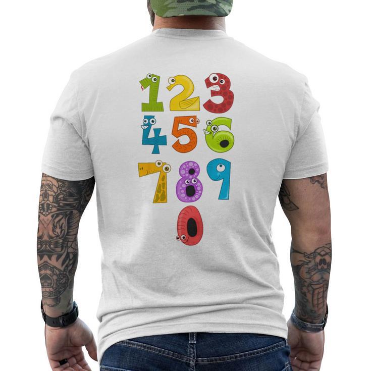 数字の日に数字が付いたキッズトップス キッズ ボーイズ メンズTシャツ バックプリント
