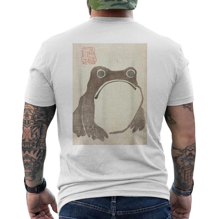 松本邦司によるメイカガフのカエル メンズTシャツ バックプリント