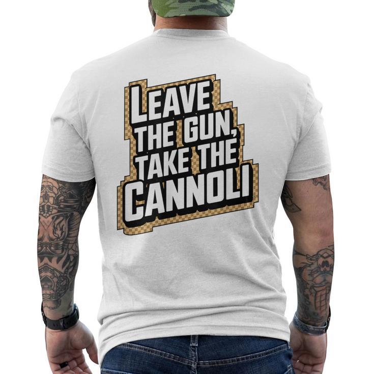 武器 を残してカンノーリを取れ メンズTシャツ バックプリント