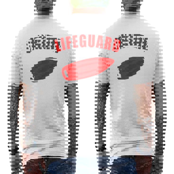 水泳 ライフガード レディース メンズ 水泳 楽しい メンズTシャツ バックプリント