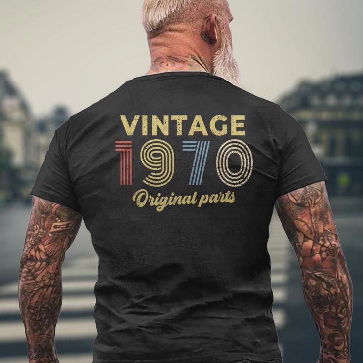 1970年 誕生日プレゼント レトロ バースデー ヴィンテージ 1970年 オリジナルパーツ メンズTシャツ バックプリント 高齢者への贈り物