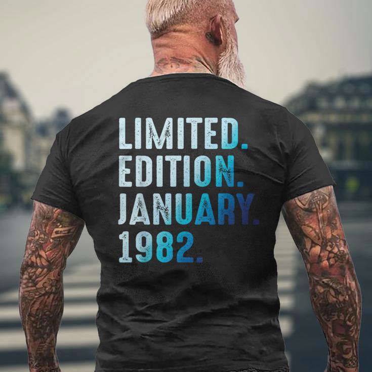 1982年1月 1982年誕生日1982年限定版 メンズTシャツ バックプリント 高齢者への贈り物