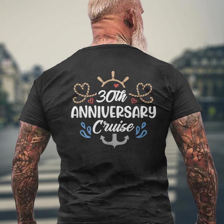 30周年記念クルーズ旅行 メンズTシャツ バックプリント 高齢者への贈り物