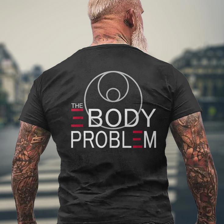 3体の問題 メンズTシャツ バックプリント 高齢者への贈り物
