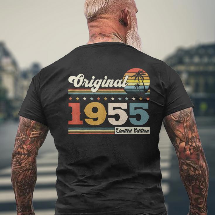 70 歳の誕生日 男性 オリジナル ヴィンテージ 1955 年 ギフト メンズTシャツ バックプリント 高齢者への贈り物