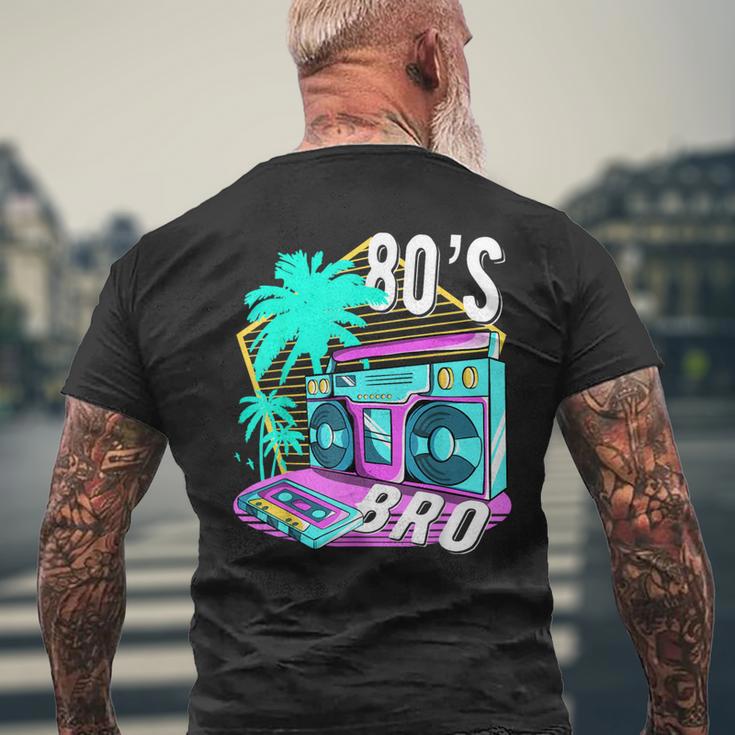 80年代ブロ レトロヴィンテージ I Love 80年代ディスコ 1980年代コスチューム パーティー メンズTシャツ バックプリント 高齢者への贈り物