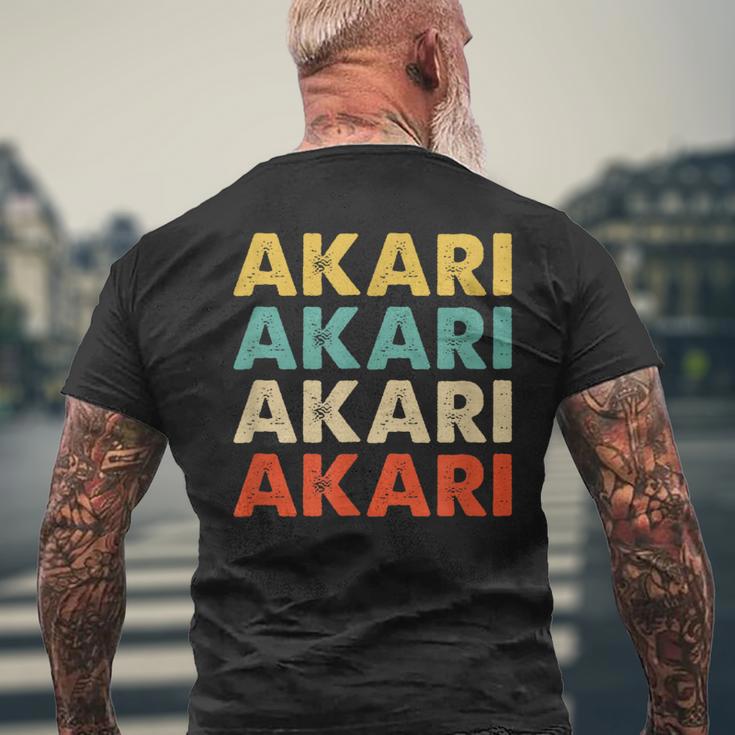 Akari 灯 メンズTシャツ バックプリント 高齢者への贈り物