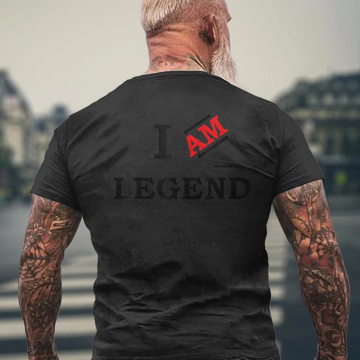 I Am Legend メンズTシャツ バックプリント 高齢者への贈り物
