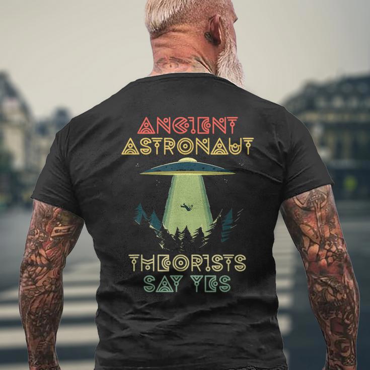 Ancient Astronaut Theoristsay Yes Alien Head Theorist メンズTシャツ バックプリント 高齢者への贈り物