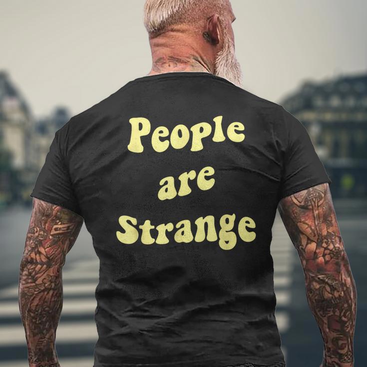 Awesome People Aretrangeong 歌詞にインスパイアされた メンズTシャツ バックプリント 高齢者への贈り物