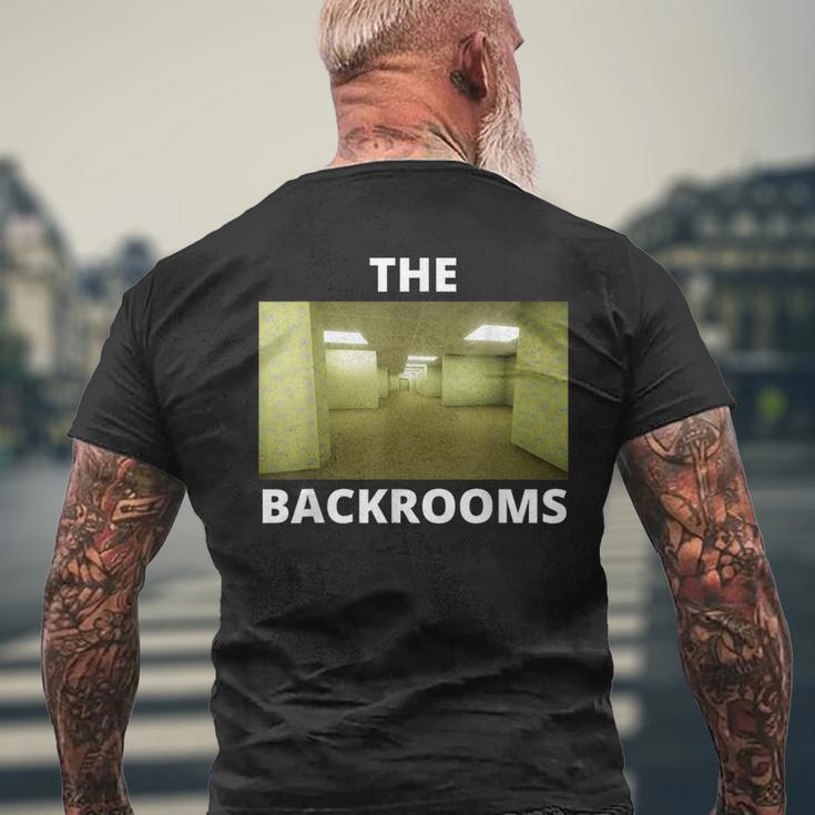 The Backrooms Creepypasta Memeへようこそ メンズTシャツ バックプリント 高齢者への贈り物