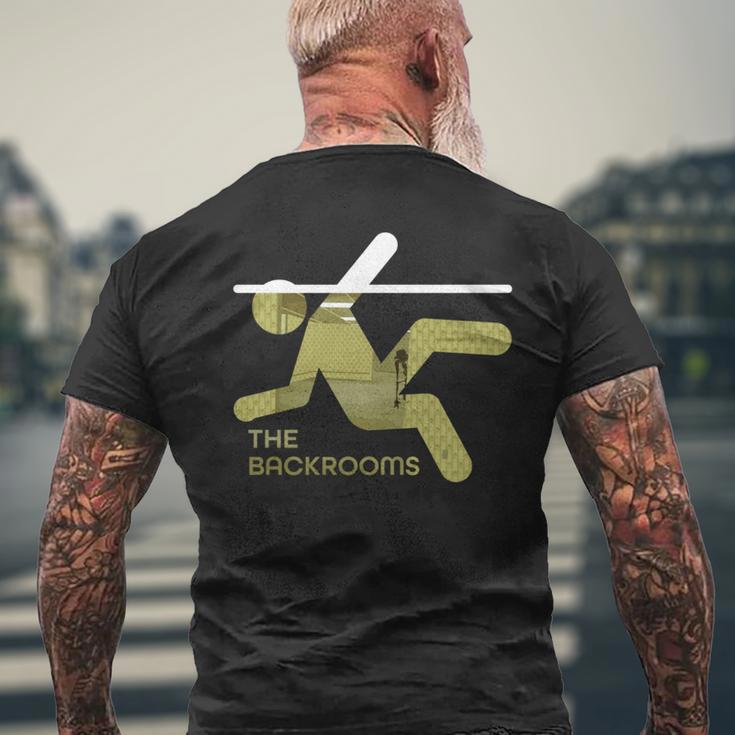 Backroomsのグラフィック。 長袖tシャツ メンズTシャツ バックプリント 高齢者への贈り物
