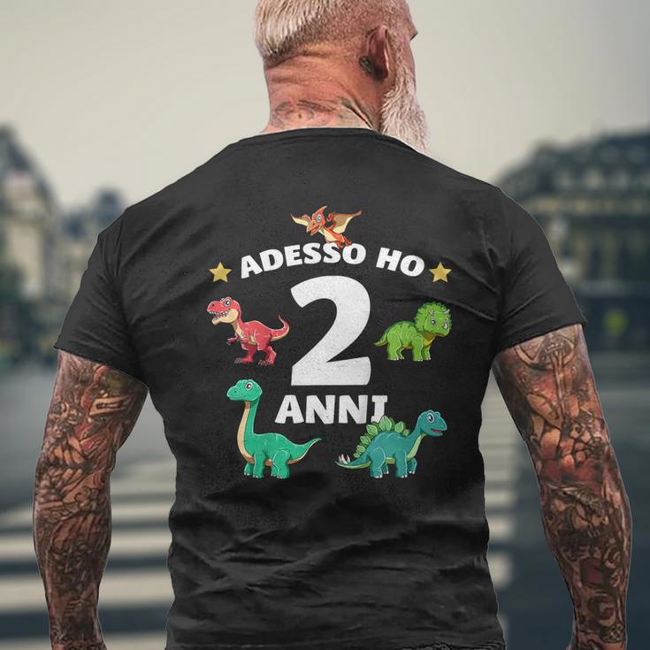 Bambino 2 Compleanno Bambini & Dinosauro Regalo Di 2 Anni T-shirt da uomo con stampa posteriore Regalos para ancianos