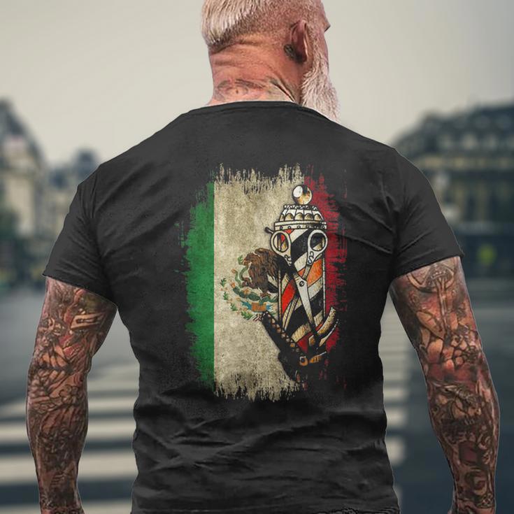 Barber Pole メキシコ国旗 ベスト バーバー シャツ メンズ メンズTシャツ バックプリント 高齢者への贈り物
