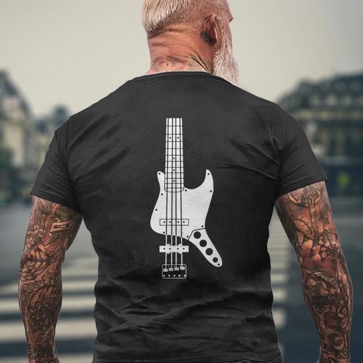 I Bass Guitar メンズTシャツ バックプリント 高齢者への贈り物