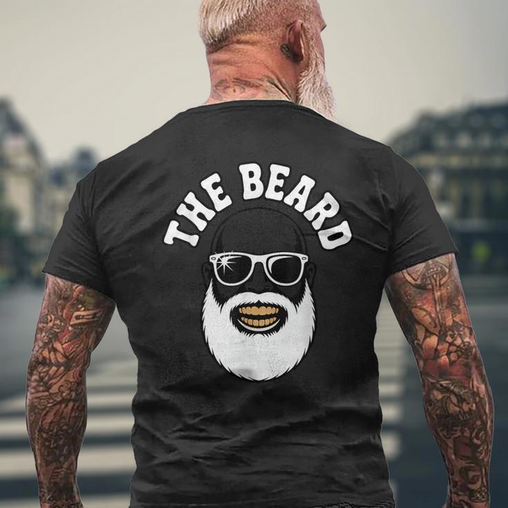 The Beard 白髭 サングラス スカル風 メンズ バーバー スタイル アイコン メンズTシャツ バックプリント 高齢者への贈り物