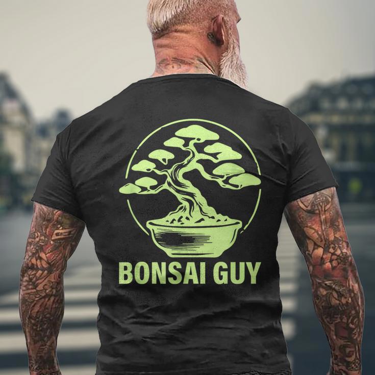 Bonsai Guy Penjing Penzai Bonsai 盆栽 メンズTシャツ バックプリント 高齢者への贈り物