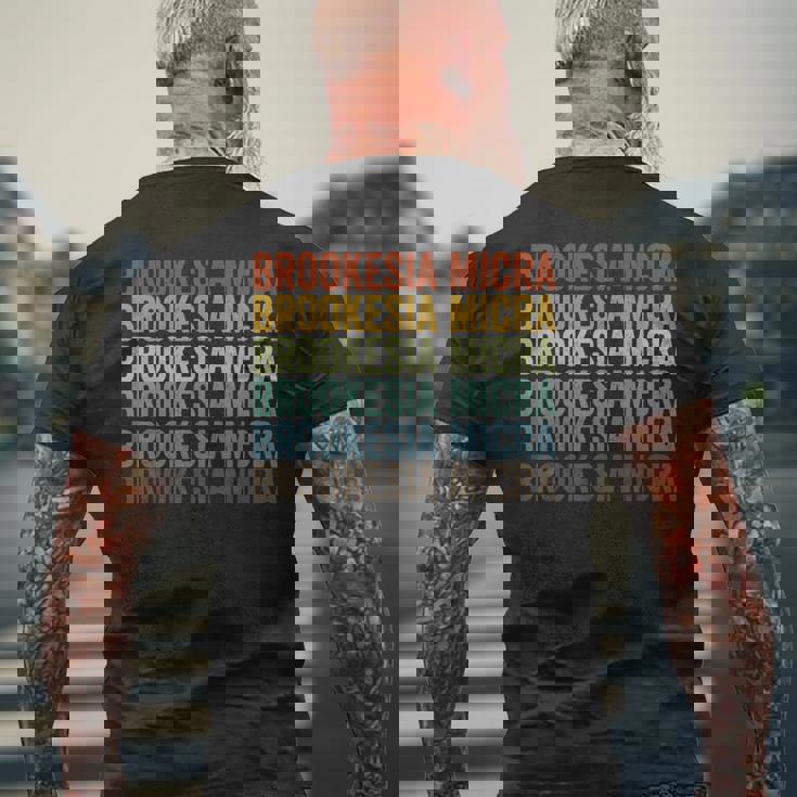 Brookesia マイクラレトロ メンズTシャツ バックプリント 高齢者への贈り物