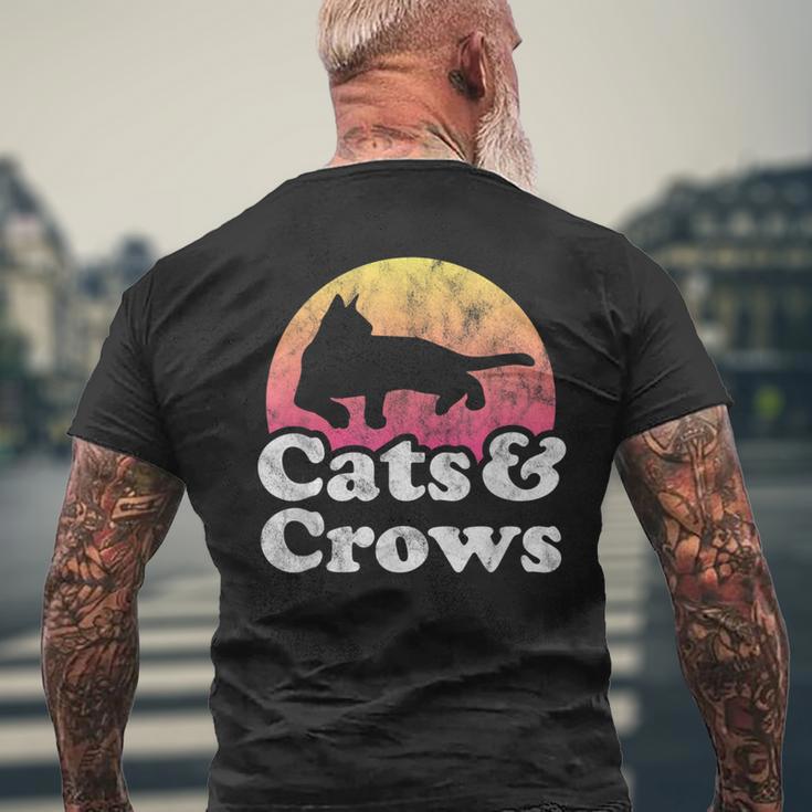 Cats And Crows メンズ レディース ボーイズ ガールズ カラス メンズTシャツ バックプリント 高齢者への贈り物