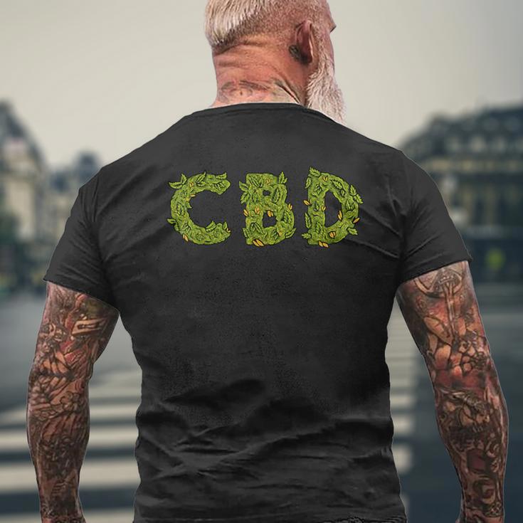 Cbd Bud マリファナ メンズTシャツ バックプリント 高齢者への贈り物