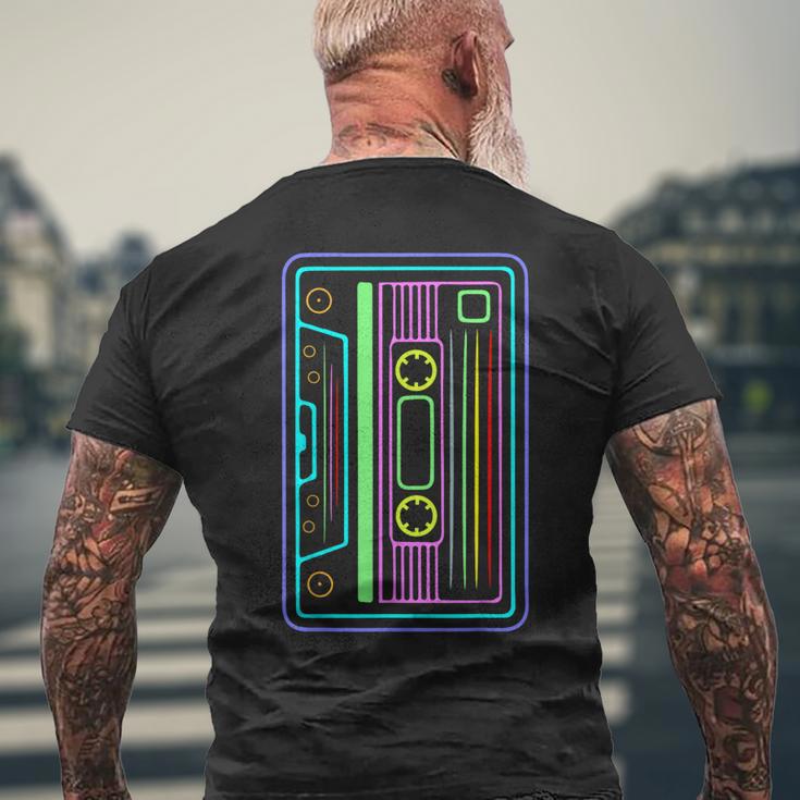 Cinta De Cassette – 80S 90S Music – Retrointage Disco Party Camiseta Hombre Estampado Espalda Regalos para ancianos