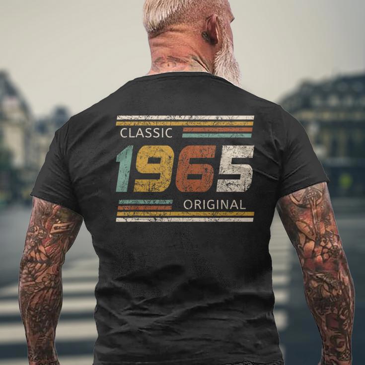 Classic 1965 Original 60 Year Old 60Th Birthday メンズTシャツ バックプリント 高齢者への贈り物