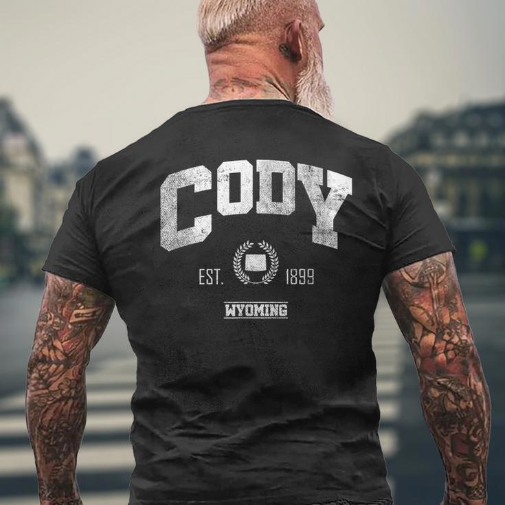 Cody Wy メンズTシャツ バックプリント 高齢者への贈り物