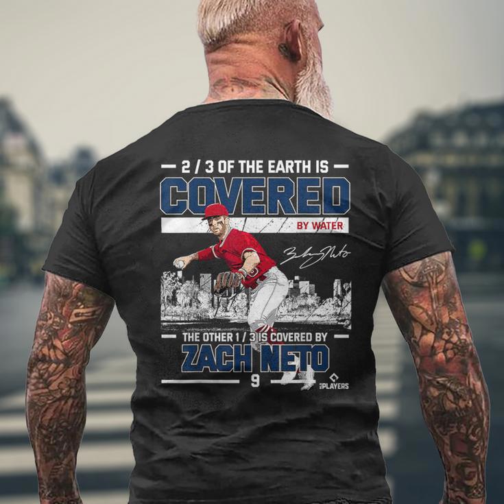 Covered Zach Neto Los Angeles Mlbpa メンズTシャツ バックプリント 高齢者への贈り物