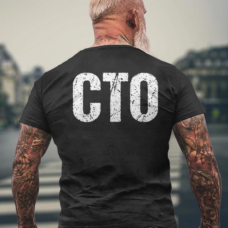 Cto シンプルタイトル メンズTシャツ バックプリント 高齢者への贈り物