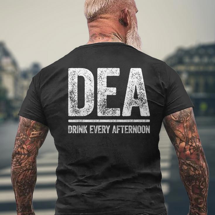 Dea Drink Every Afternoon シャツ 面白い メンズ レディース ドリンク メンズTシャツ バックプリント 高齢者への贈り物