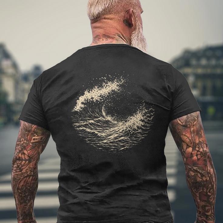 Dissolve Into Whole メンズTシャツ バックプリント 高齢者への贈り物